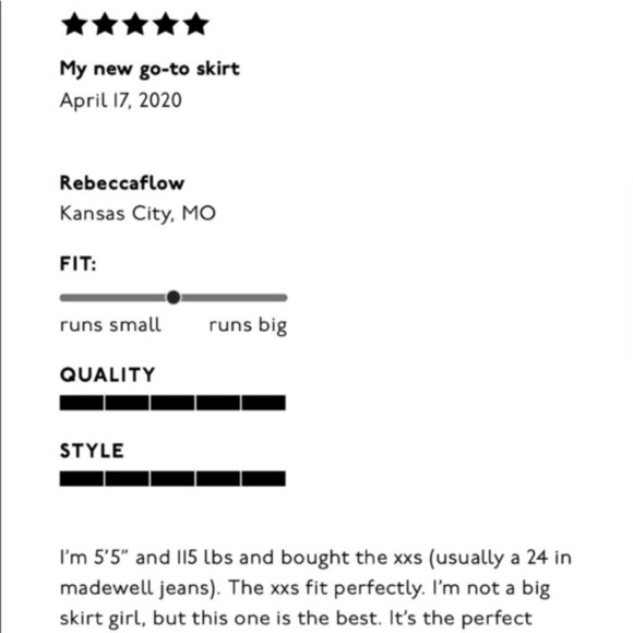 NWT MADEWELL Striped Pull-on Skirt - Picture 9 of 16